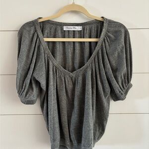 DIOR | cashmere and silk blouse 6